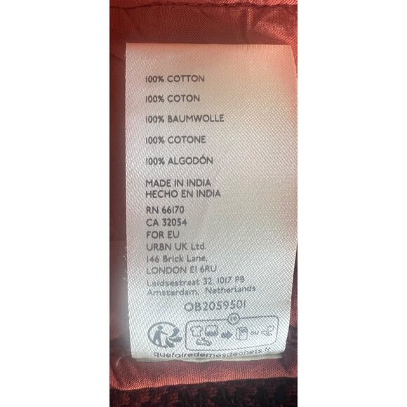 Free People Mod Mini Romper Playsuit Red & Black Sleeveless Women’s Size 10 - Picture 5 of 15